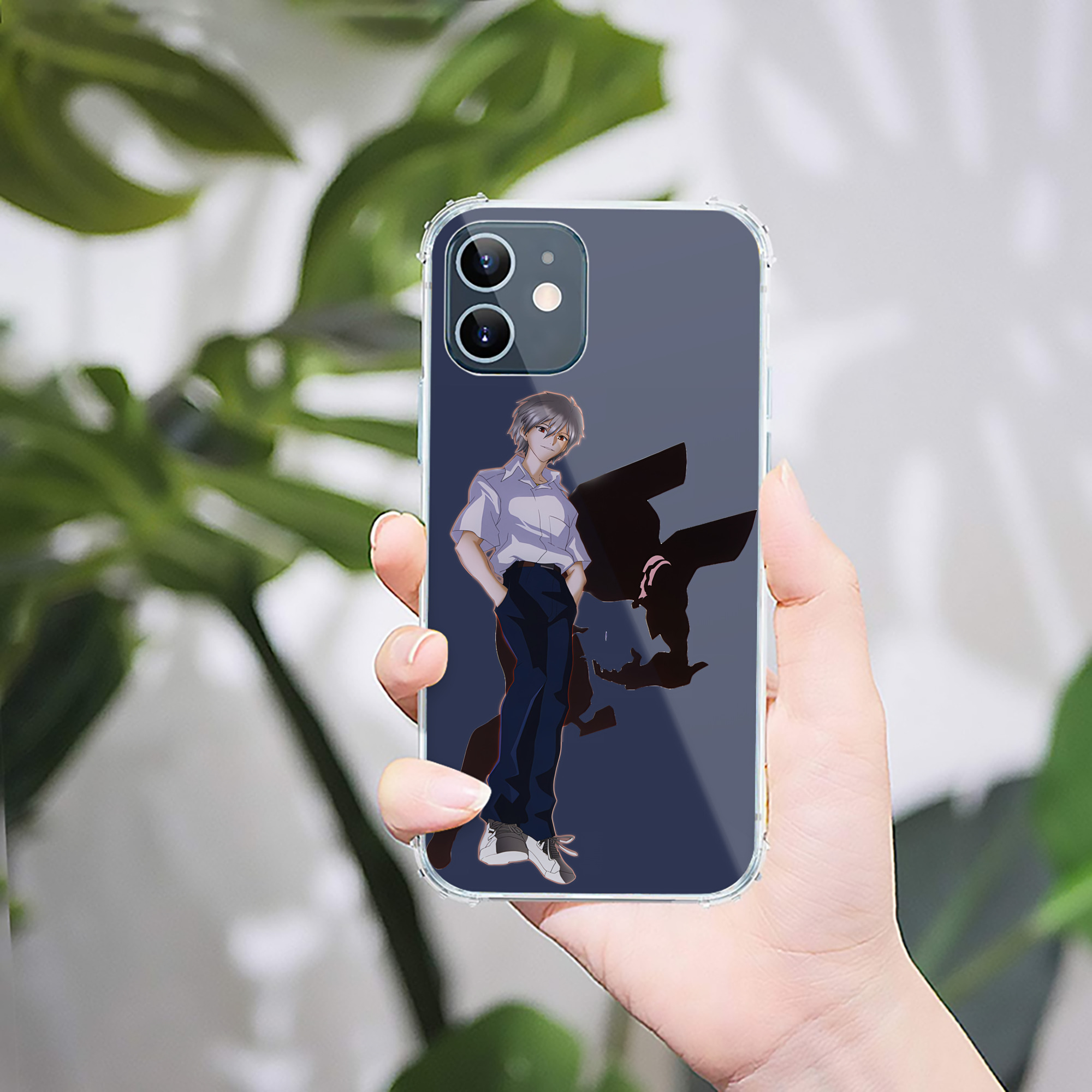 （画像用） EVA 新世紀エヴァンゲリオン 【iPhone 12シリーズ対応】透明スマホケース（クリアソフトケース）